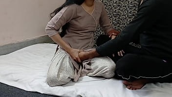 Desi aunty with naughty intentions in Indian widow's household