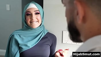 Teen Muslim girl learns soccer from her coach and gives him a blowjob