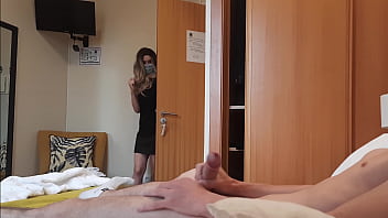 Public exposure: I expose myself to a hotel maid and she agrees to pleasure me